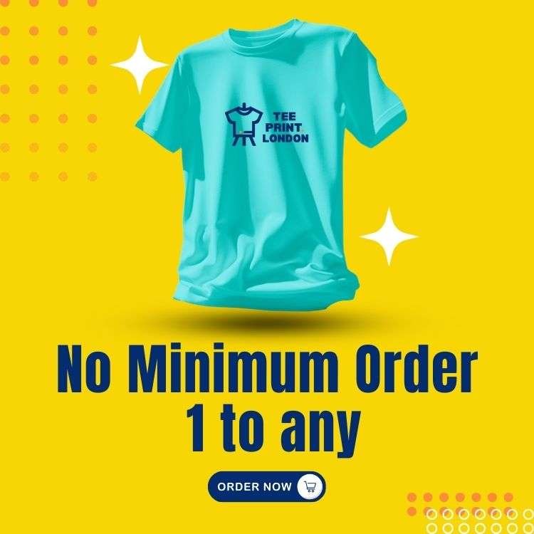 No Minimum Order for t-shirt