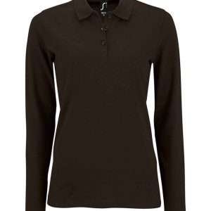 SOL'S Ladies Perfect Long Sleeve Pique Polo Shirt