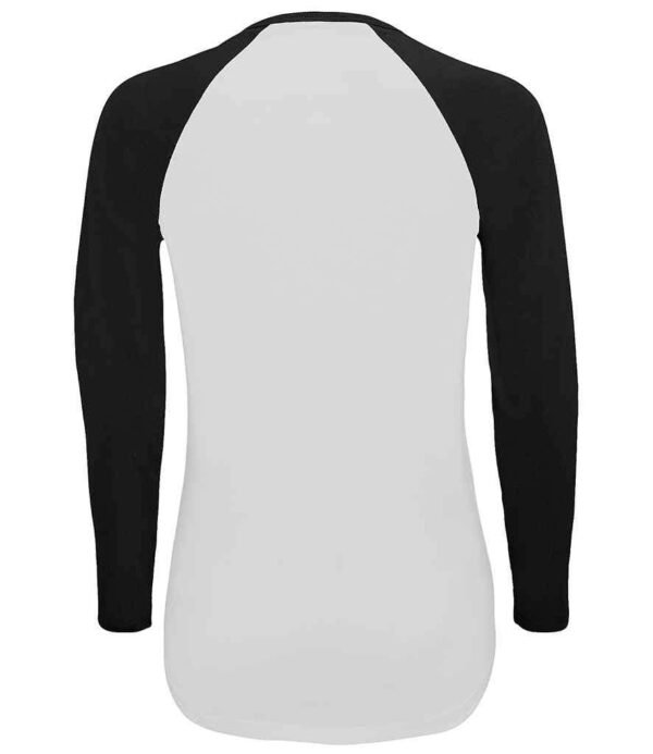 SOL'S Ladies Milky Contrast Long Sleeve T-Shirt