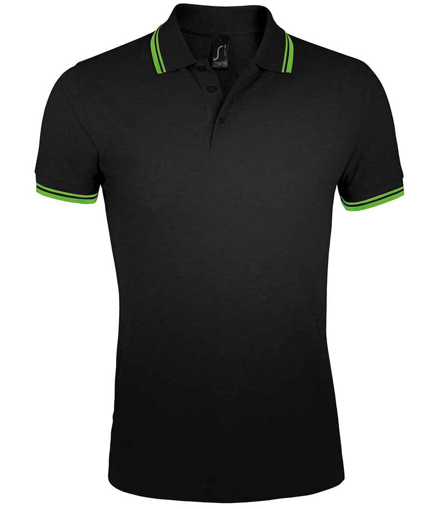 SOL'S Pasadena Tipped Cotton Pique Polo Shirt