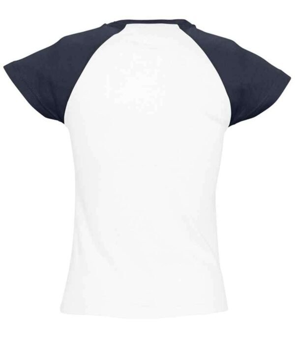 SOL'S Ladies Milky Contrast Baseball T-Shirt