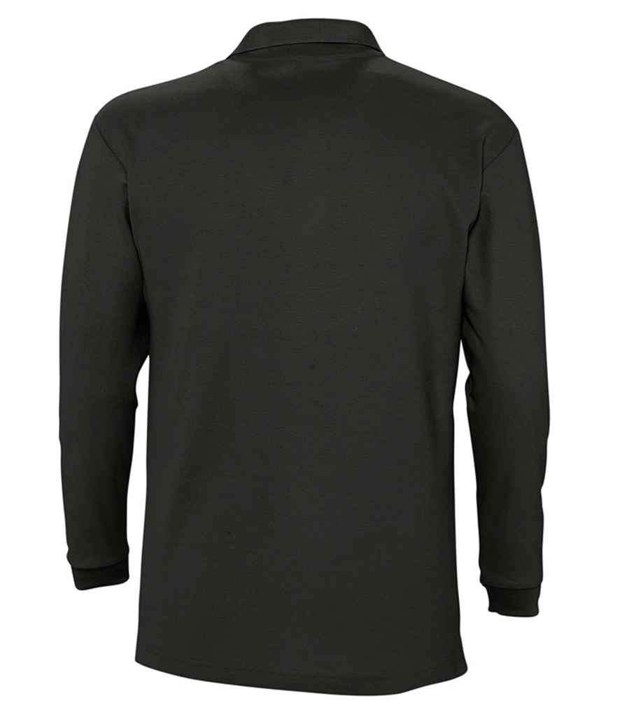 SOL'S Winter II Long Sleeve Cotton Pique Polo Shirt