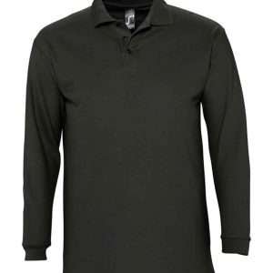 SOL'S Winter II Long Sleeve Cotton Pique Polo Shirt