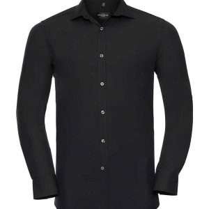 Russell Collection Long Sleeve Ultimate Stretch Shirt