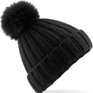 Beechfield Verbier Fur Pop Pom Beanie