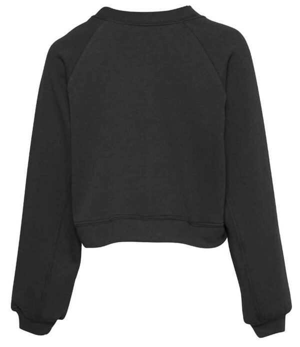 Bella Ladies Raglan Cropped Pullover Sweatshirt