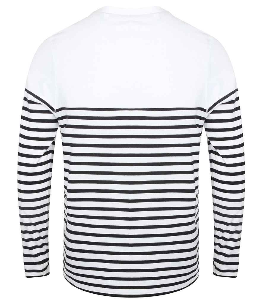 Front Row Unisex Long Sleeve Breton Striped T-Shirt