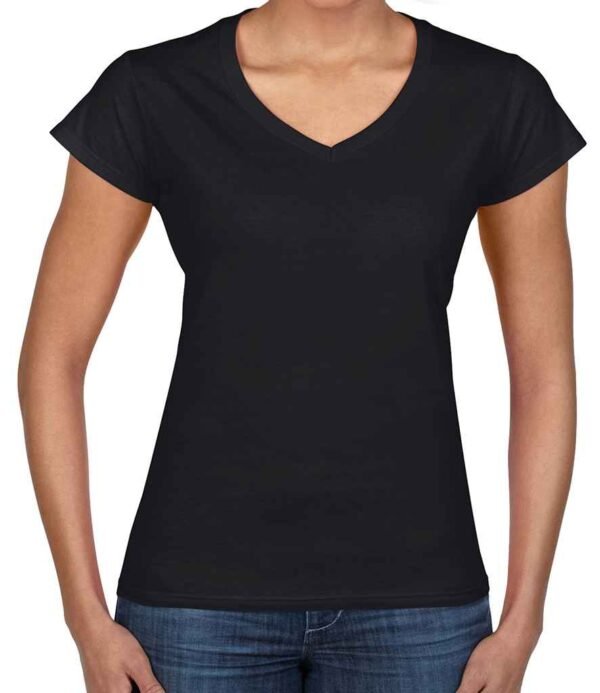 Gildan Ladies SoftStyle V Neck T-Shirt