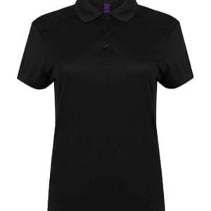 Henbury Ladies Slim Fit Stretch Microfine Pique Polo Shirt