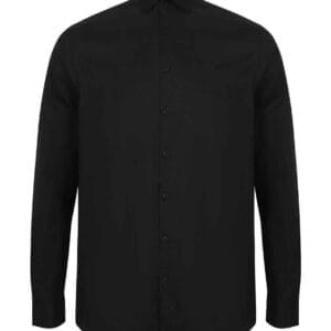 Henbury Long Sleeve Stretch Poplin Shirt