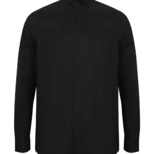 Henbury Long Sleeve Stretch Poplin Shirt