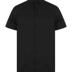 Henbury Short Sleeve Stretch Poplin Shirt