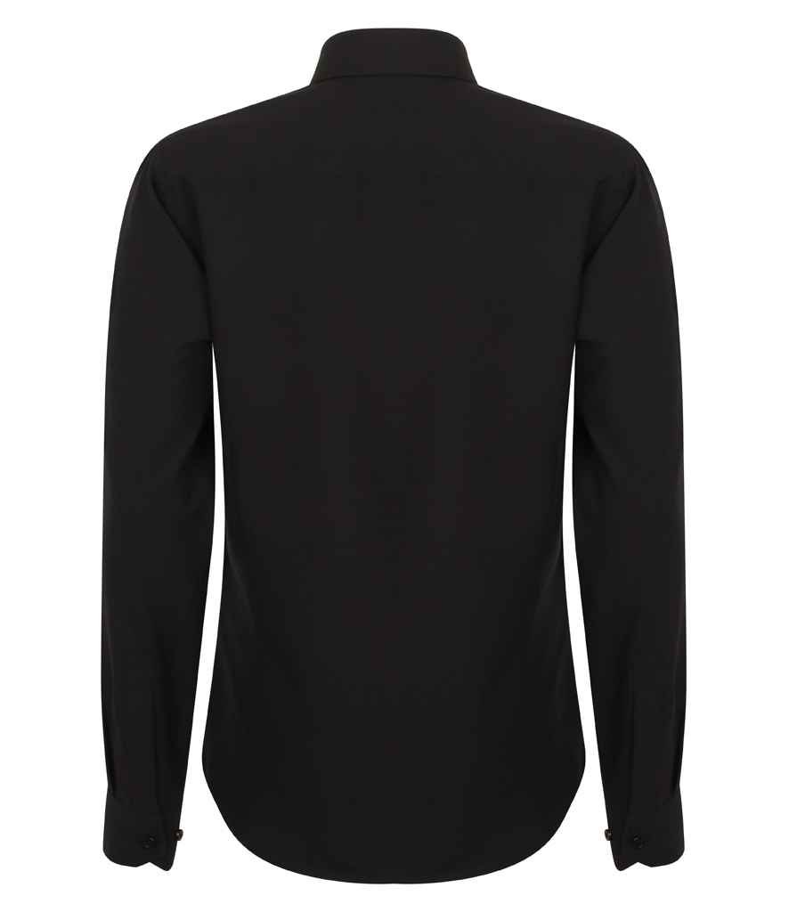 Henbury Ladies Long Sleeve Wicking Shirt