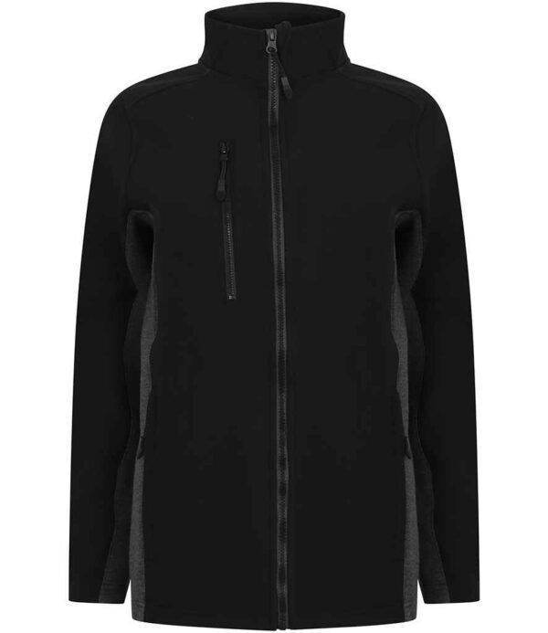 Henbury Unisex Contrast Soft Shell Jacket