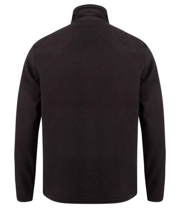 Henbury Zip Neck Micro Fleece