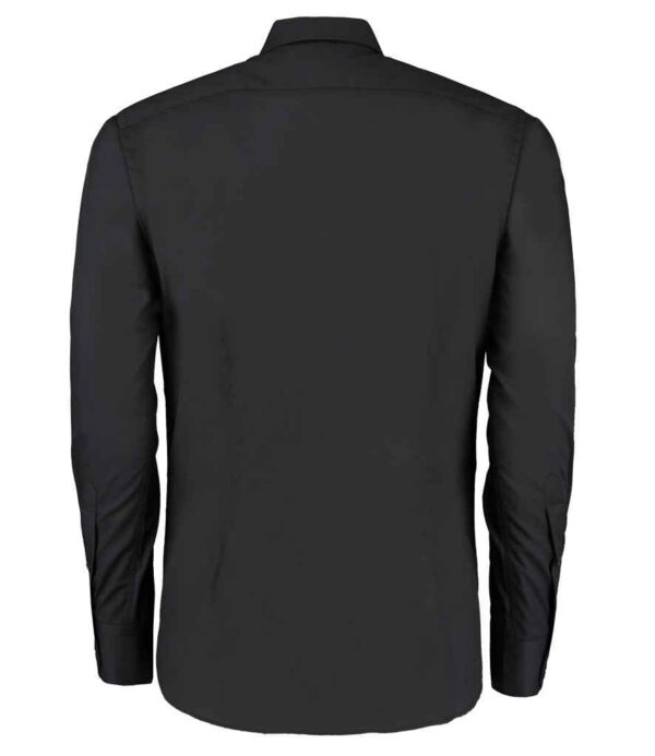 Kustom Kit Long Sleeve Slim Fit Business Shirt