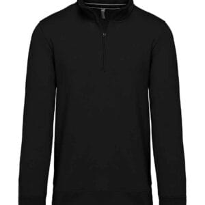 Kariban Zip Neck Sweatshirt