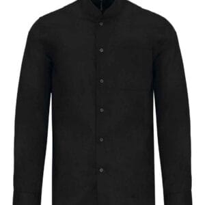 Kariban Long Sleeve Mandarin Collar Shirt