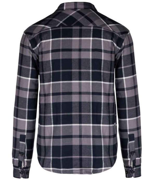 Kariban Sherpa Lined Checked Shirt Jacket