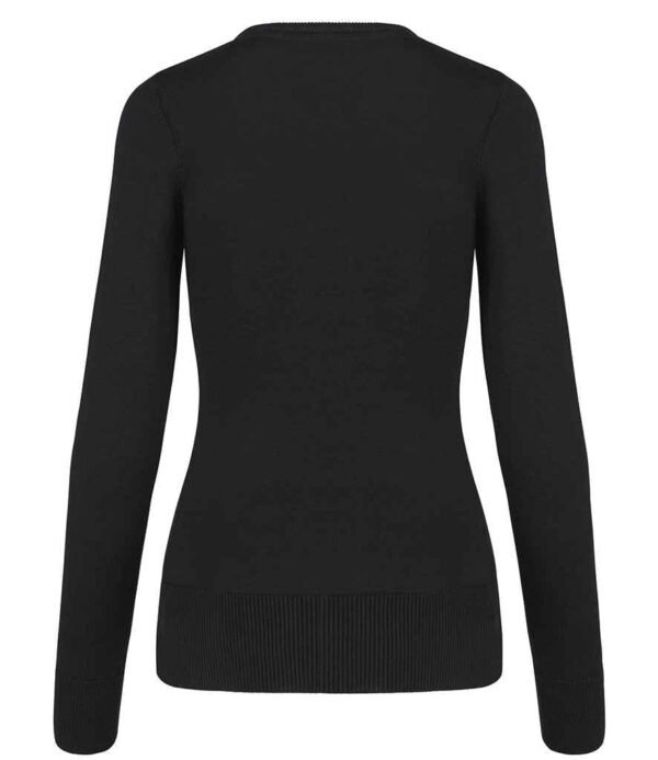 Kariban Ladies Cotton Acrylic V Neck Sweater