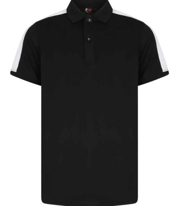 Finden and Hales Kids Contrast Panel Pique Polo Shirt