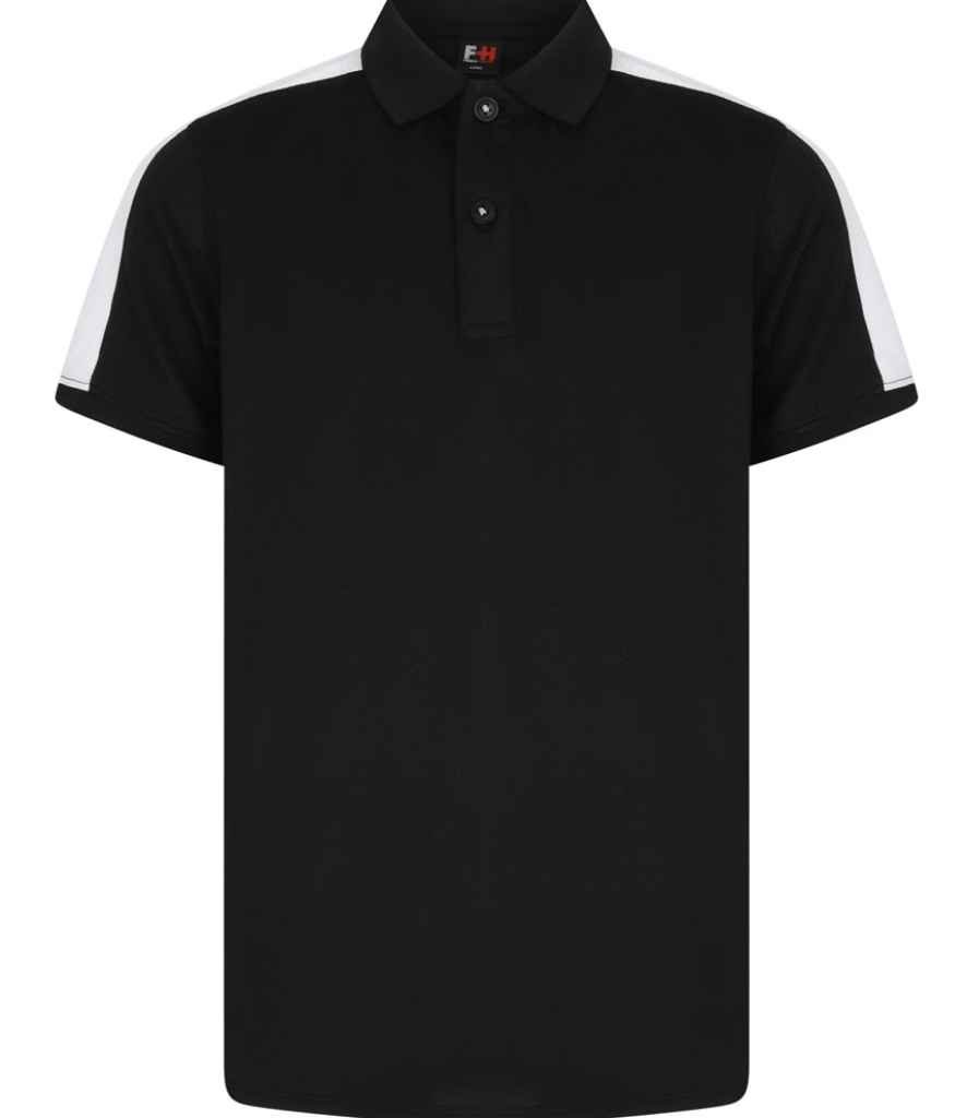 Finden and Hales Kids Contrast Panel Pique Polo Shirt