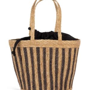 Native Spirit Stripy Seagrass Basket Bag