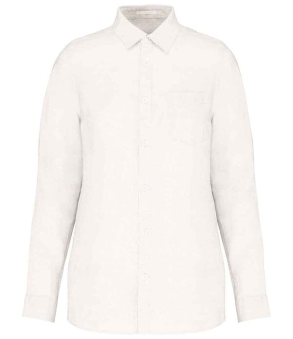 Native Spirit Ladies Long Sleeve Linen Shirt