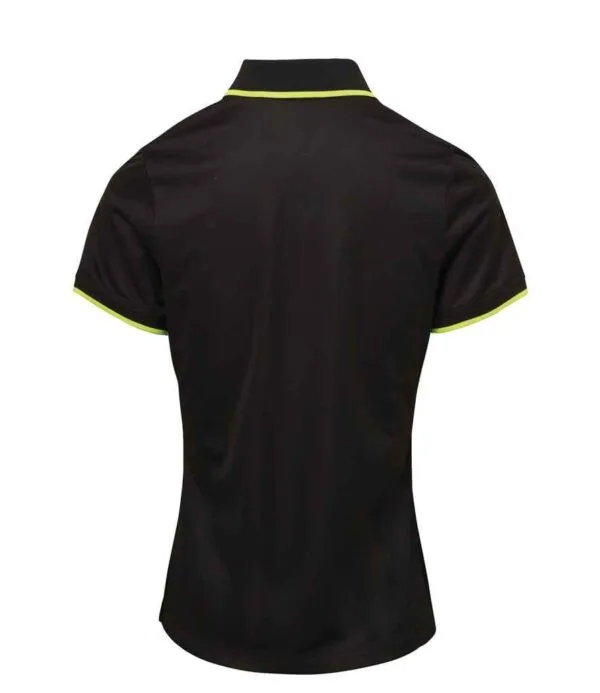 Premier Ladies Contrast Coolchecker? Pique Polo Shirt