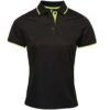 Premier Ladies Contrast Coolchecker Pique Polo Shirt