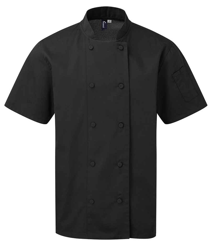 Premier Coolchecker? Short Sleeve Chef's Jacket