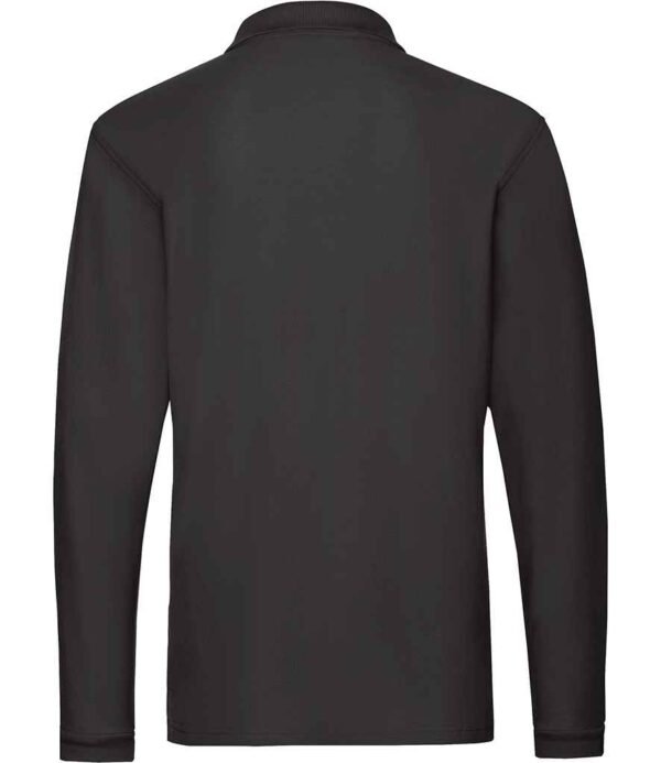 Fruit of the Loom Premium Long Sleeve Cotton Pique Polo Shirt