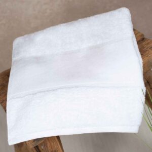 Towel City Organic Printable Border Bath Towel