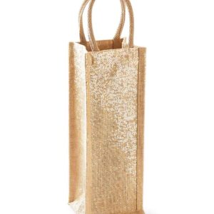 Westford Mill Shimmer Jute Bottle Bag