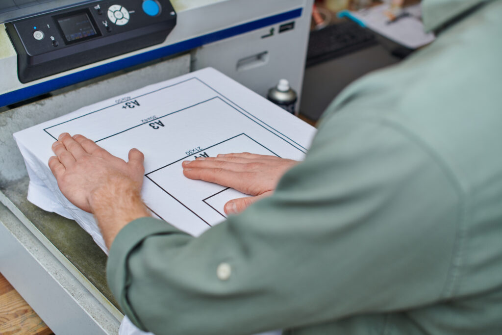 document printing size