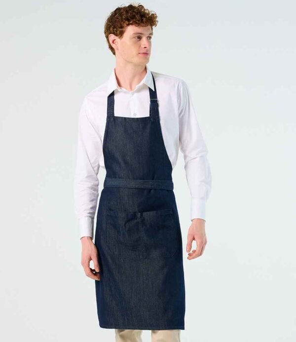 SOL'S Grant Denim Bib Apron with Pocket