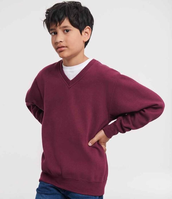 Russell Schoolgear Kids V Neck Sweatshirt