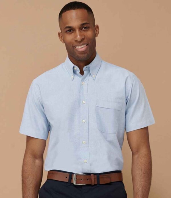 Henbury Short Sleeve Classic Oxford Shirt