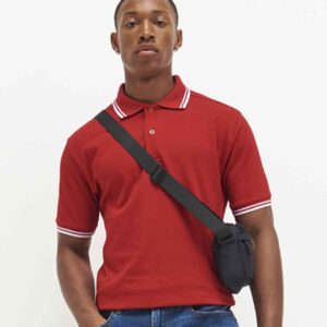 AWDis Stretch Tipped Pique Polo Shirt