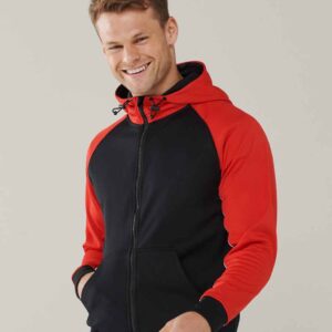 Finden and Hales Panelled Sports Hoodie