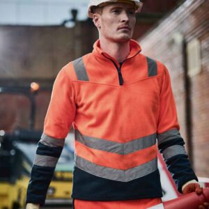 Regatta High Visibility Pro Half Zip Fleece Top