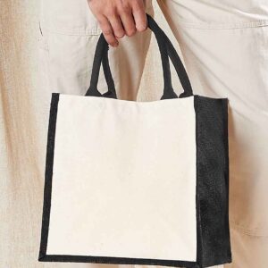 Westford Mill Printers Midi Jute Tote Bag