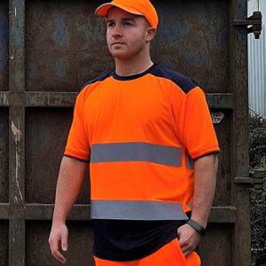 Yoko Hi-Vis Two Tone T-Shirt