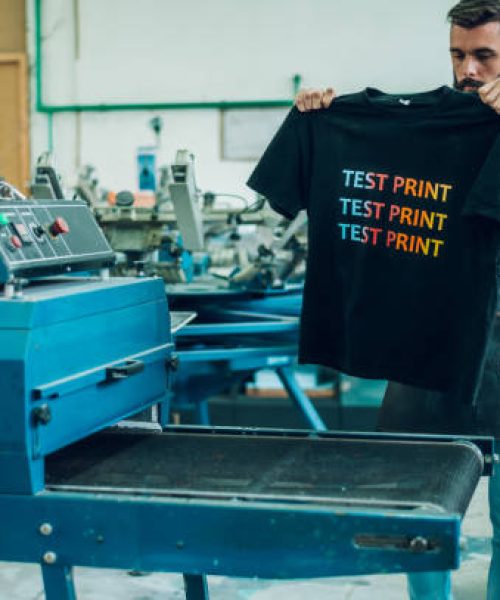 Garment Printing London Test Print T Shirt